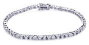 wholesale silver cz tennis bracelet