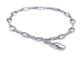 wholesale silver link tennis bracelet