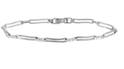 wholesale silver fashion cz bracelet