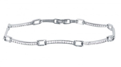 wholesale silver cz tennis bracelet