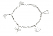 wholesale silver charm bracelet