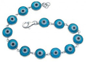 wholesale silver evil eye tennis bracelet