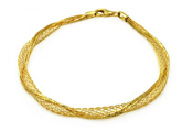 wholesale silver gold plated italian bracelet