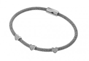 wholesale silver blackmagnetic clasp bracelet