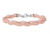 wholesale silver gold plated mesh italian bracelet