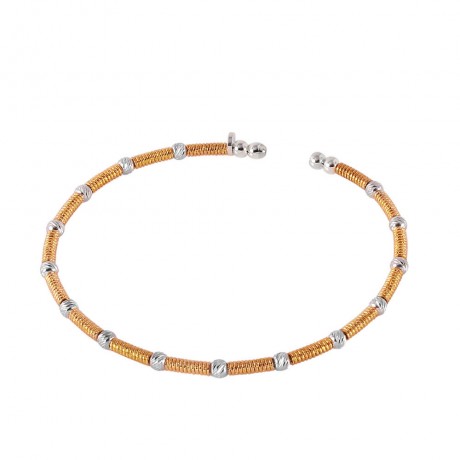 wholesale silver two tone cuff bracelet