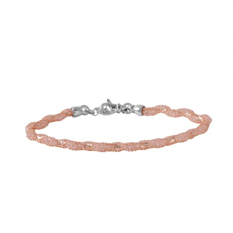 wholesale silver gold plated mesh italian bracelet