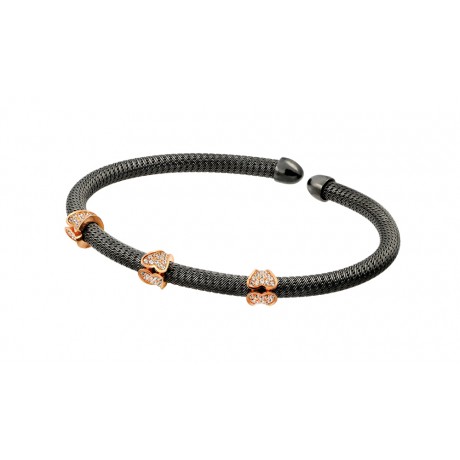wholesale silver black cuff bracelet