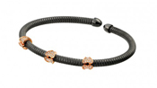 wholesale silver black cuff bracelet
