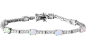 wholesale silver cz tennis bracelet