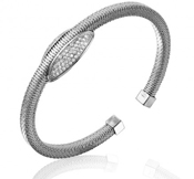 wholesale silver italian cuff bracelet