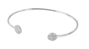 wholesale silver cz bracelet