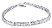 wholesale silver princess cz tennis bracelet