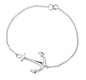 wholesale silver anchor bracelet
