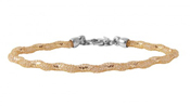 wholesale silver gold plated mesh italian bracelet