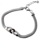 wholesale silver heart bracelet