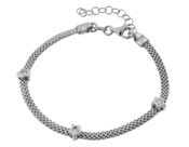 wholesale silver mesh bracelet