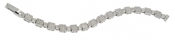 wholesale silver pave cz bracelet