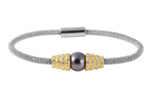 wholesale silver pearl italian bracelet
