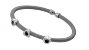 wholesale silver two tone cuff bracelet