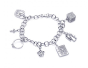 wholesale silver charm bracelet