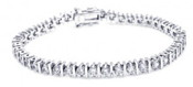 wholesale silver cz tennis bracelet