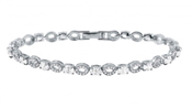 wholesale silver cz tennis bracelet