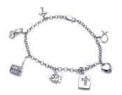 wholesale silver charm bracelet