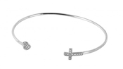 wholesale silver cross bracelet