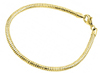 wholesale silver gold plated mesh italian bracelet