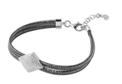 wholesale silver gold plated micro pave italian bracelet