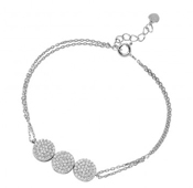 wholesale silver micro pave cz bracelet