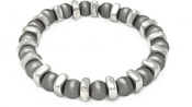 wholesale silver stretchable bead italian bracelet