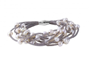 wholesale silver multi strand italian bracelet