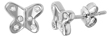 wholesale silver flower earrings