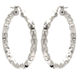 wholesale sterling silver oval hoop earrings