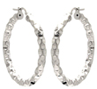 wholesale sterling silver oval hoop earrings