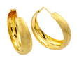 sterling silver gold plated hoop earrings