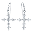 wholesale silver cross earrings