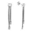 wholesale sterling silver 2 strand earrings