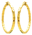 sterling silver gold plated hoop earrings