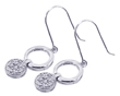 wholesale sterling silver cz hook earrings