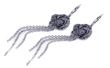 wholesale silver jellyfish earrings