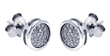 wholesale sterling silver micro pave princess earrings