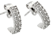 wholesale sterling silver crescent cz stud earrings