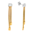 sterling silver gold plated earrings