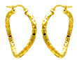 sterling silver gold plated hoop earrings