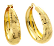 sterling silver gold plated hoop earrings