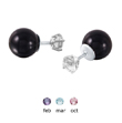 wholesale silver pearl earrings