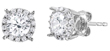 wholesale silver halo stud earrings